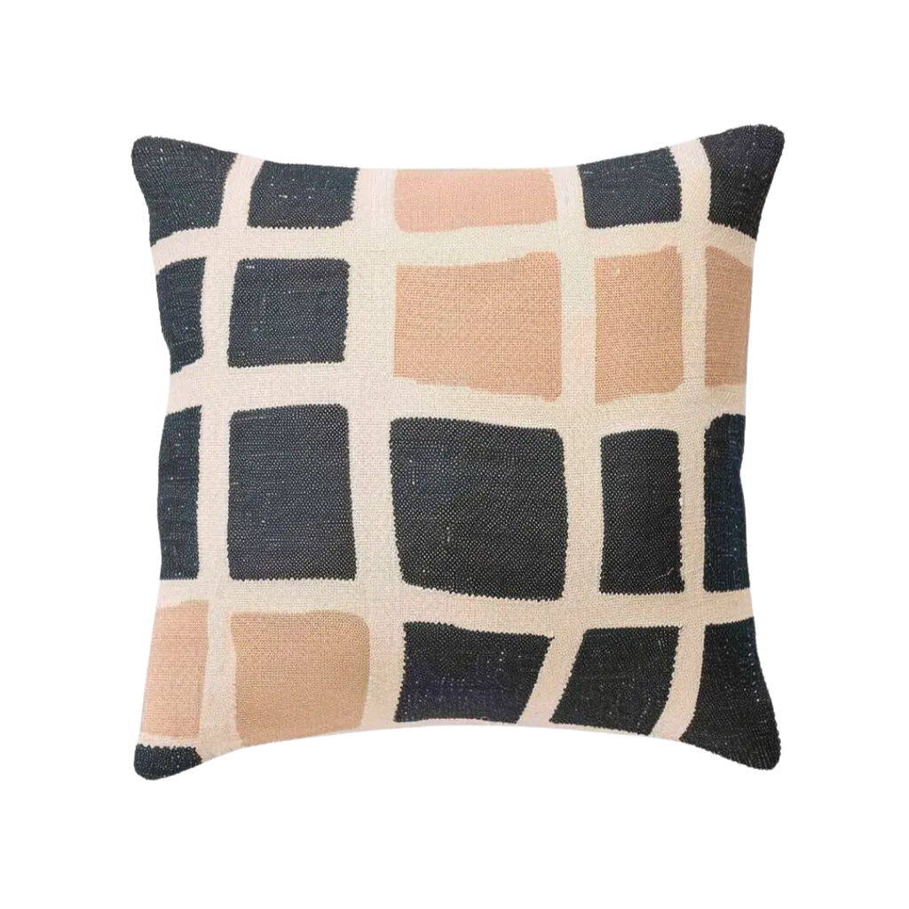 Cotton Handwoven Cushion Cover-Naples