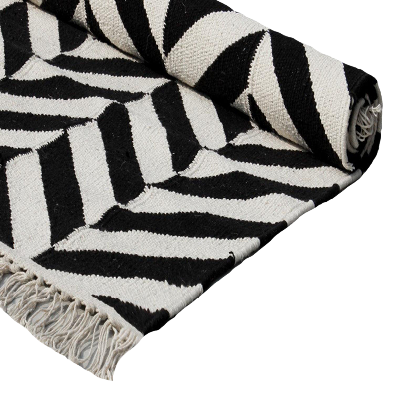 Cotton Hand Woven Rug_Zigco