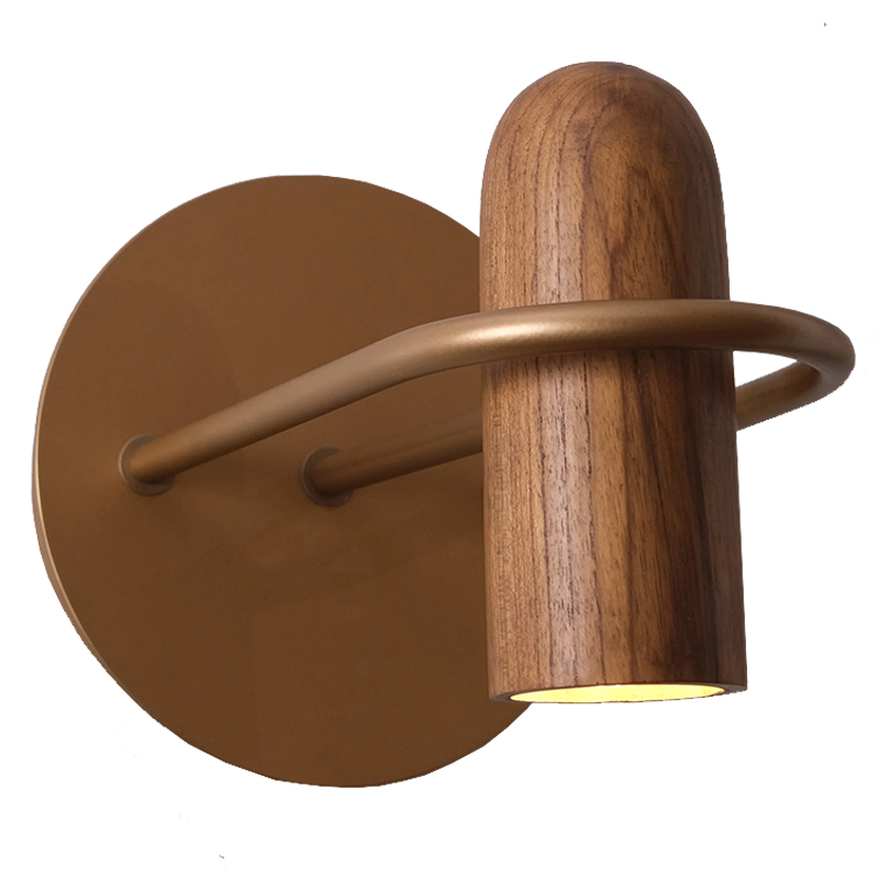 Shell Wood Wall Sconce