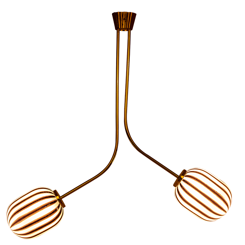 2 Module Bullseye Chandelier