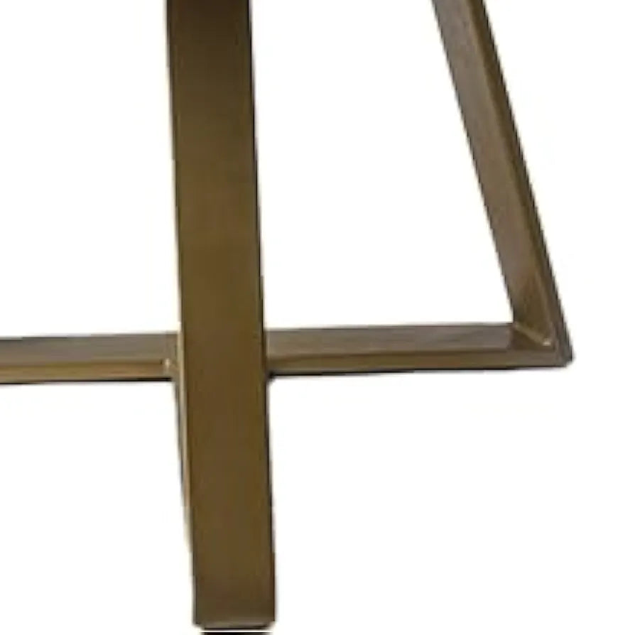 Home Tag Iron Marble Nesting Tables - Chic Two-Toned Mid-Century Modern Coffee Table with White and Black Marble Top, Durable Mild Steel Base, Compact Design, and Easy Maintenance by Home Tag Decors