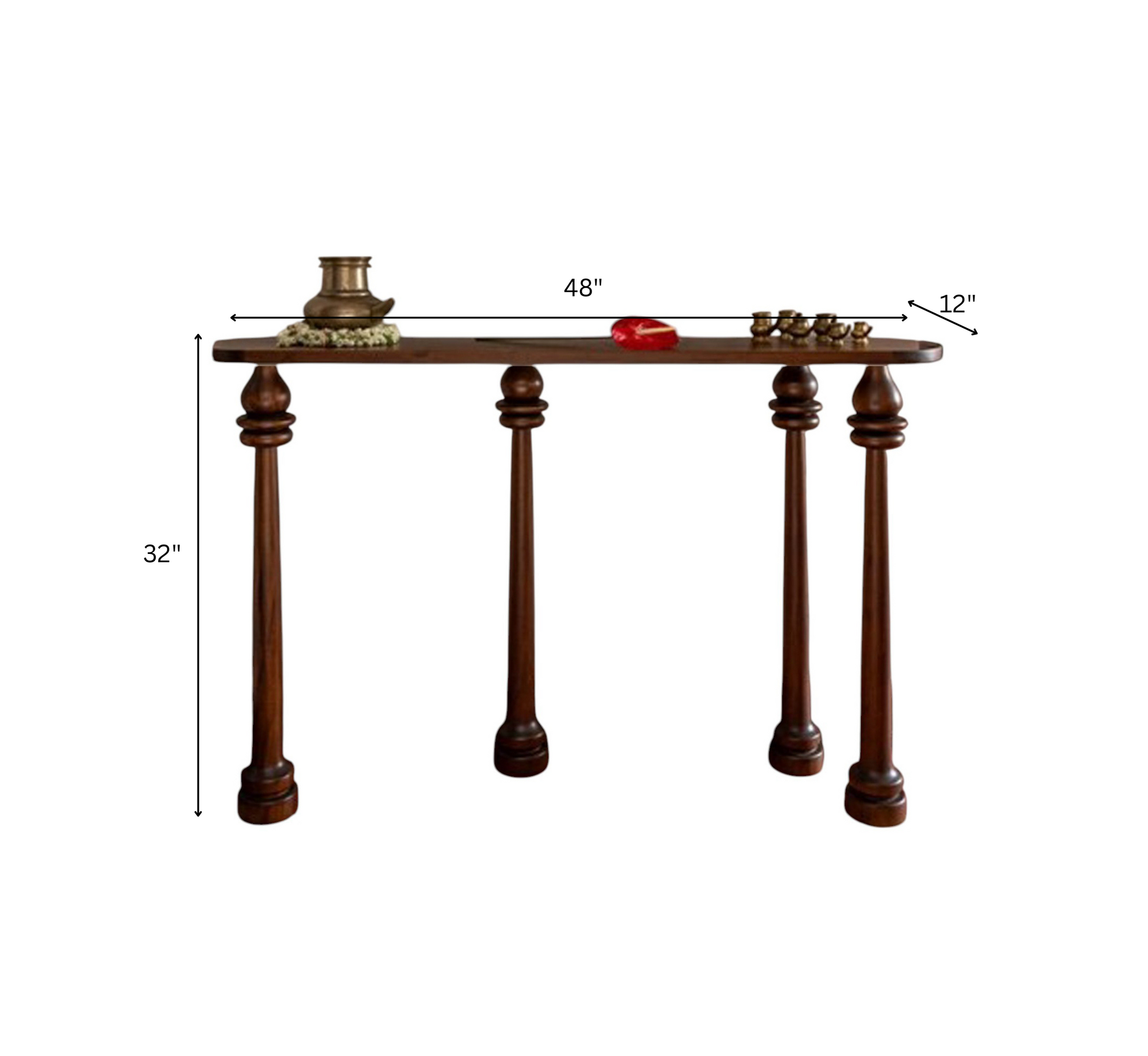 Essentia Wooden Console Table