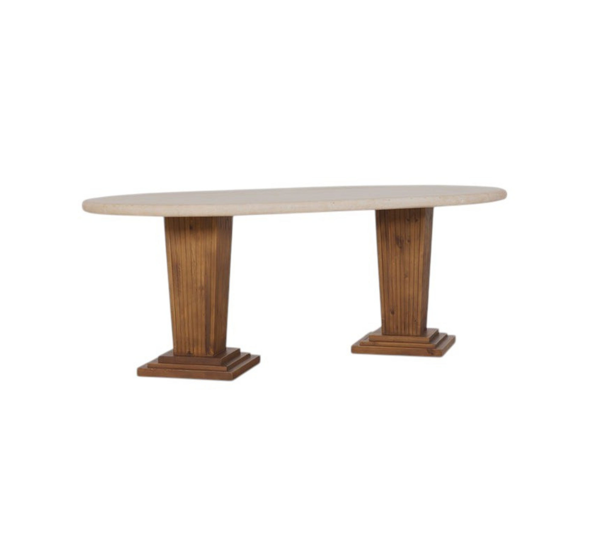 Roman Wooden Dining Table Set