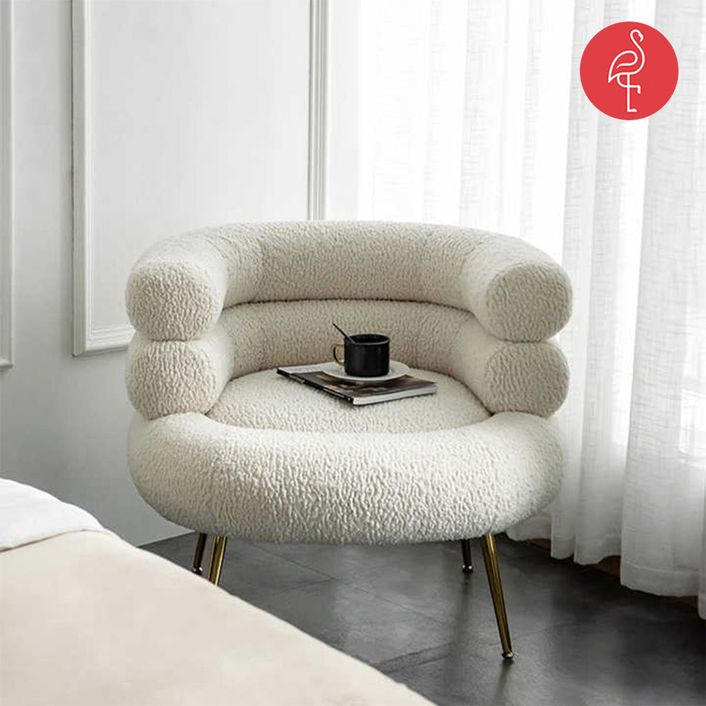 Maria Sleek Artsy Accent Chair