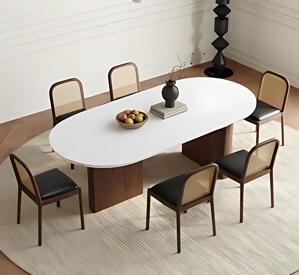 Lok Wooden Dining Table Set