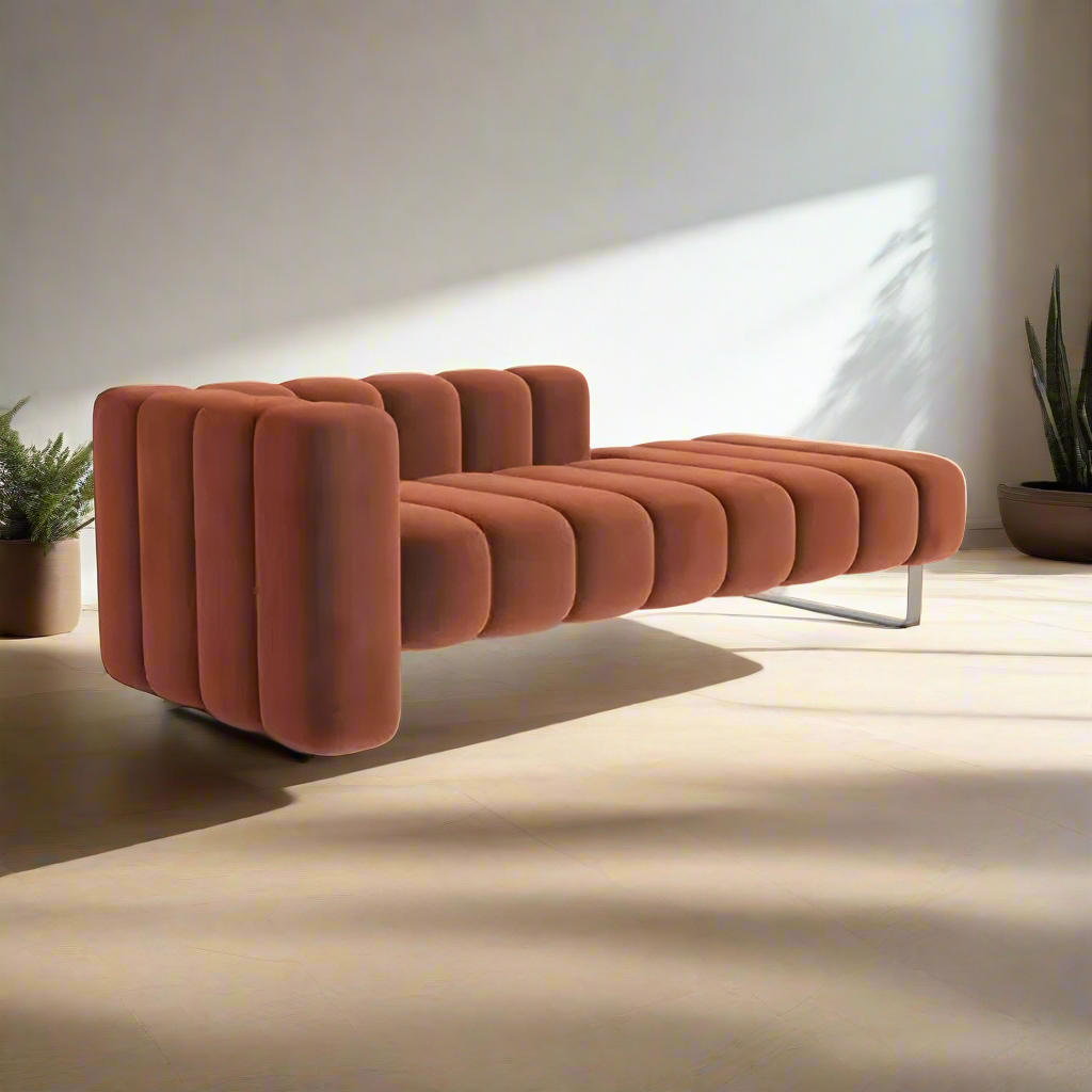 Gala Suede Love Seat