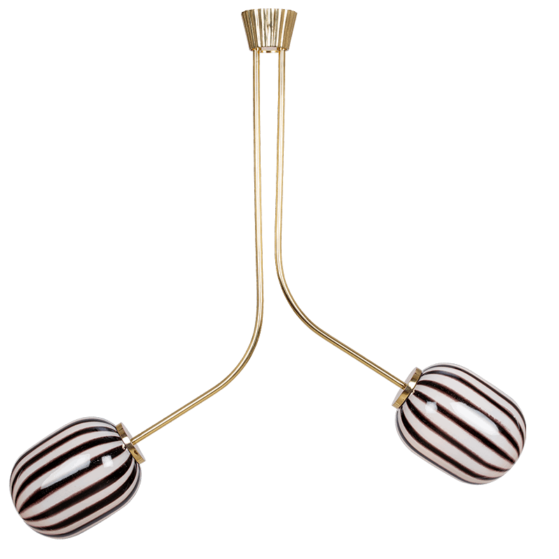 2 Module Bullseye Chandelier