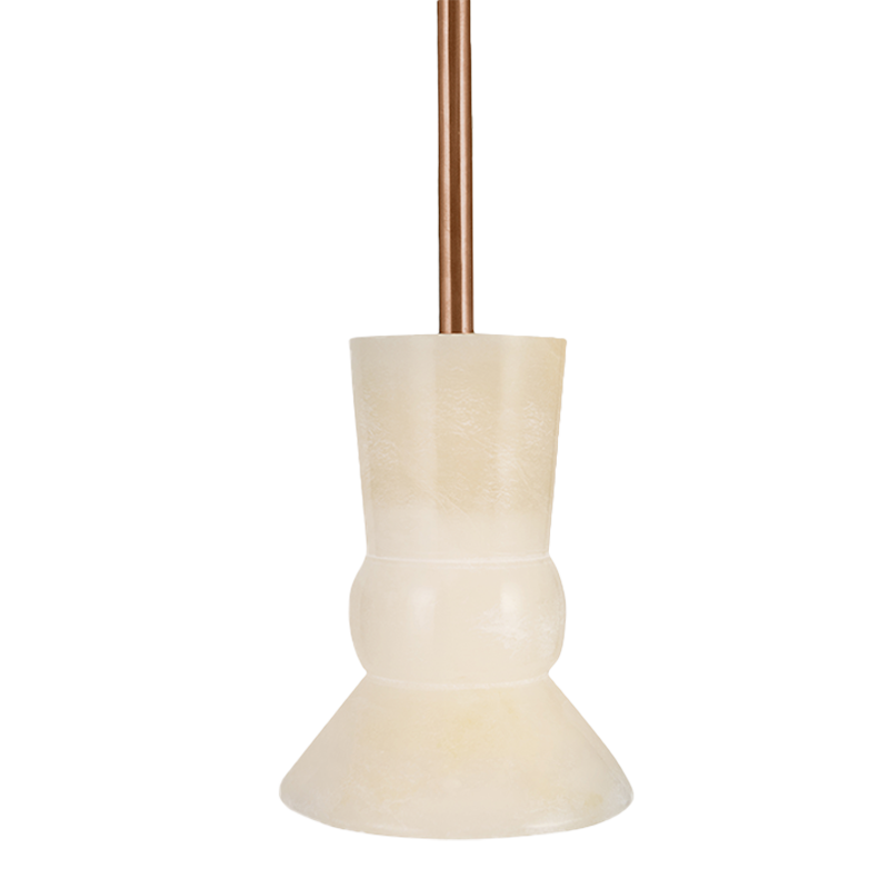 Alabaster Pendant 3 - Rose Gold