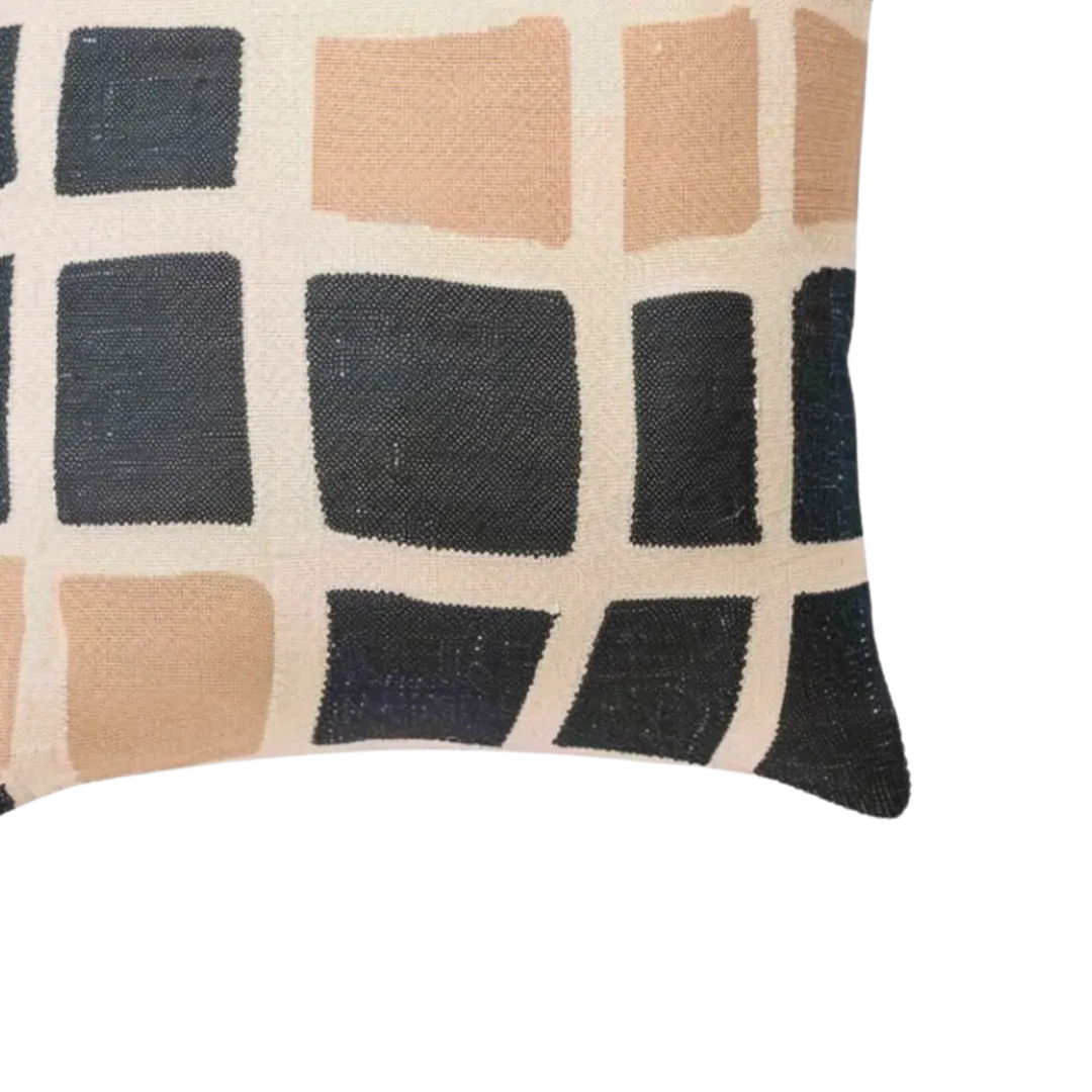 Cotton Handwoven Cushion Cover-Naples