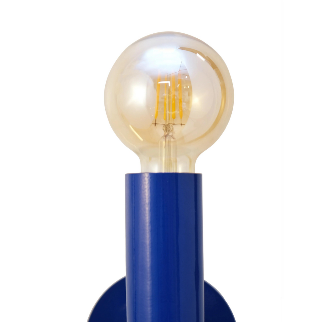 Blue Pop Twin-Light Wall Sconce