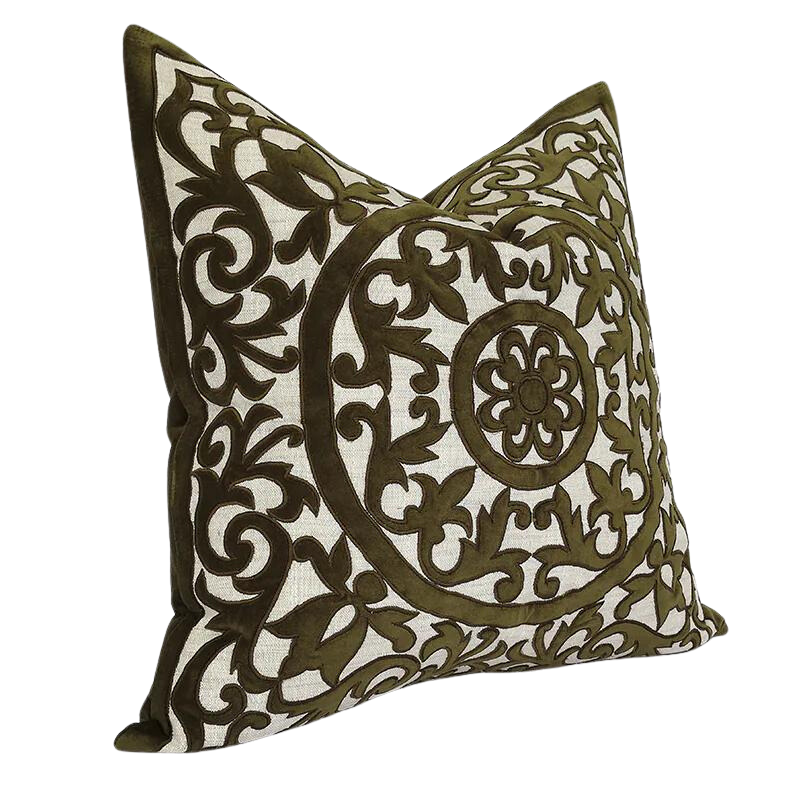 Moroccan Applique – Sage Green