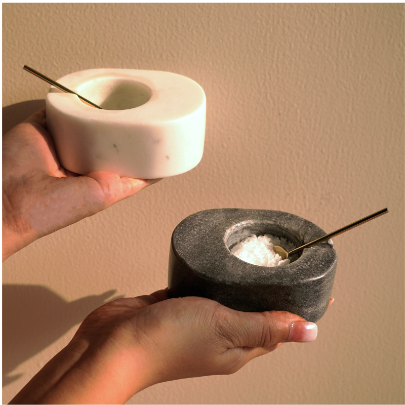 Marble Spice Bowls Set of 2