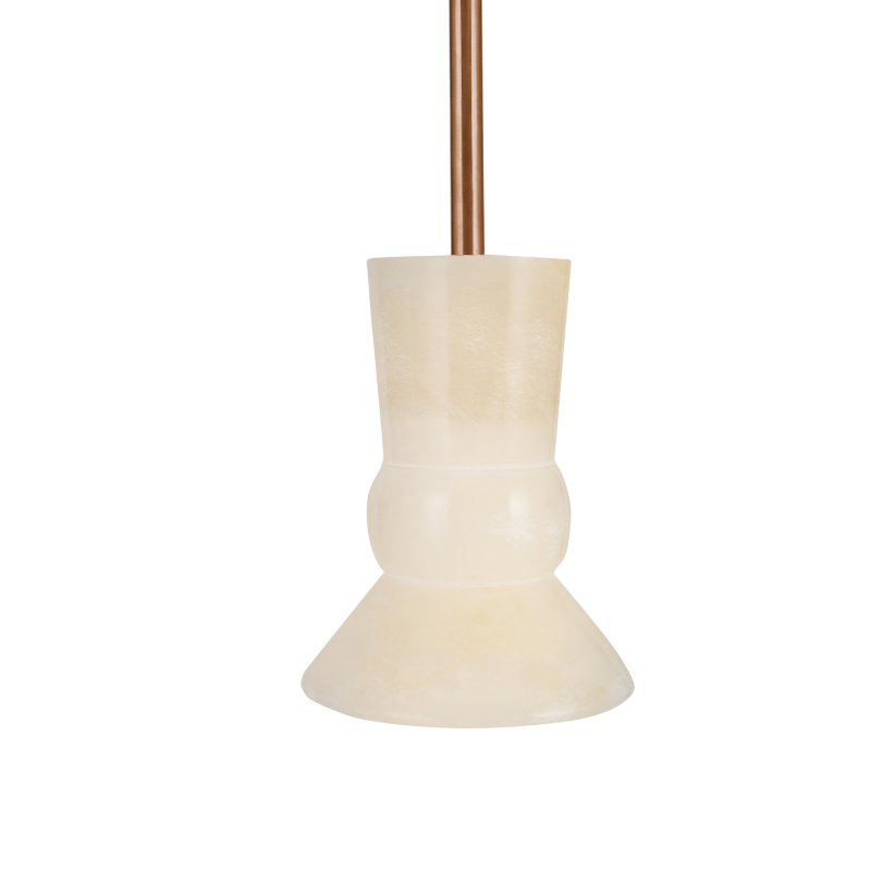 Alabaster Pendant 3 - Gold