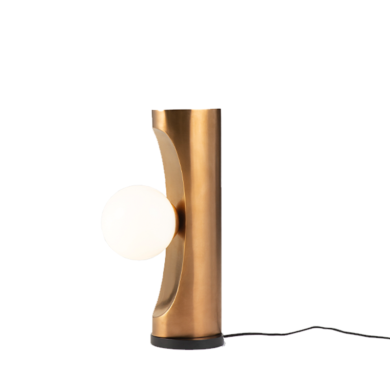 Notch Table Lamp - Rose Gold