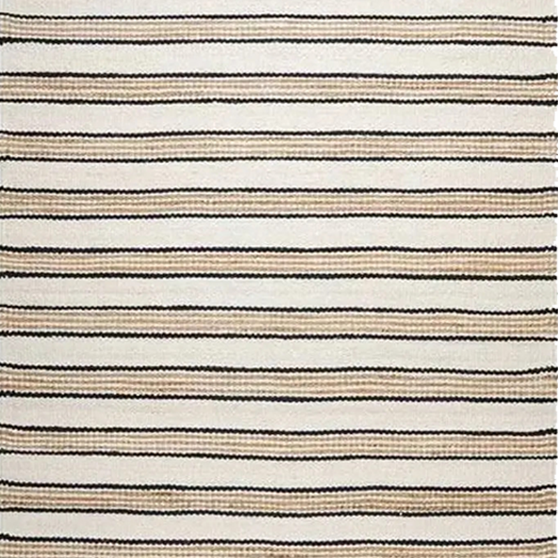 Hemp Hand Woven Rug _ Stripe Egma
