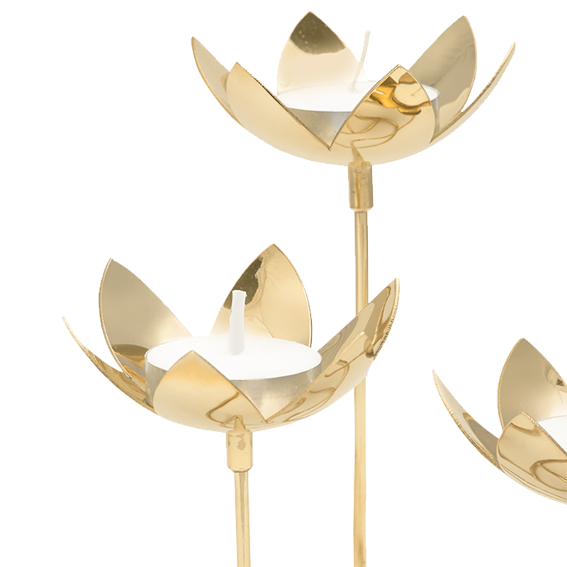 Lotus Cluster - Brass