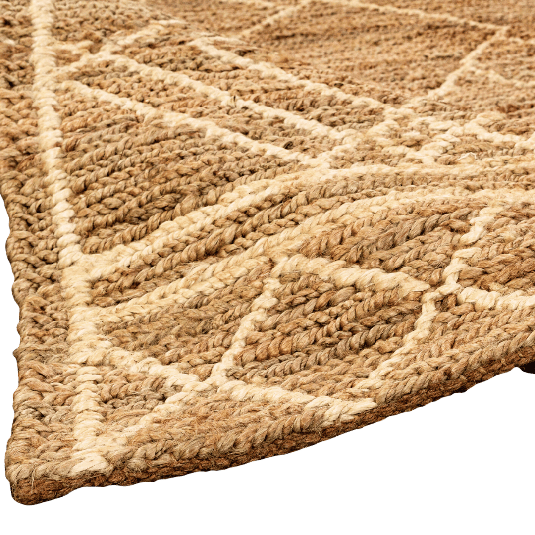 Hemp Hand Woven Rug _Pyramid Grain