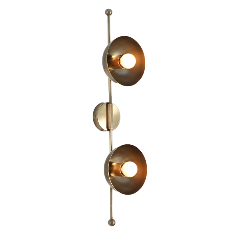 Mod Wall Sconce Brass Dome