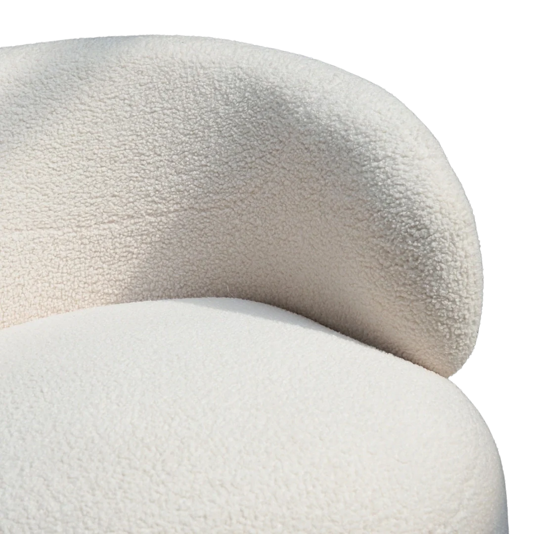 Leia Bouclé Swivel Chair