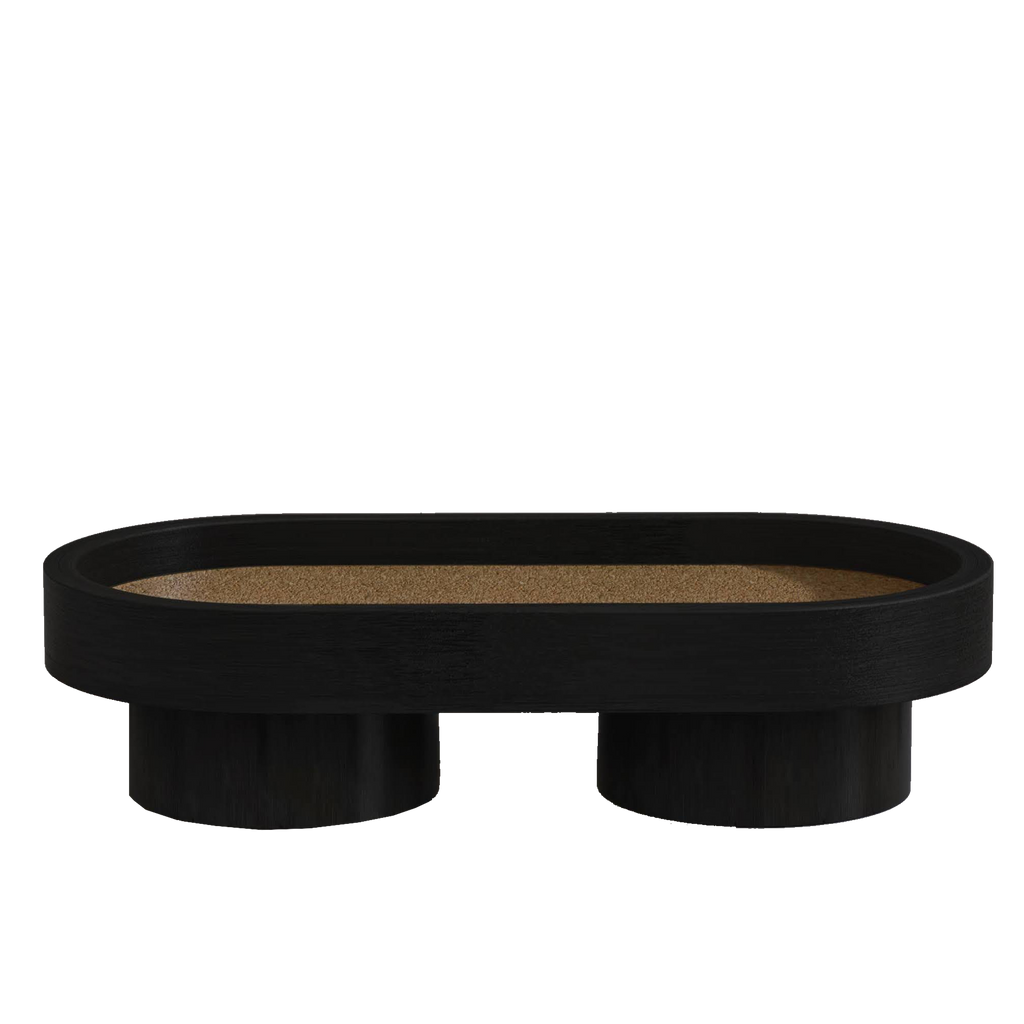 Podium Oval Tray S (Black)