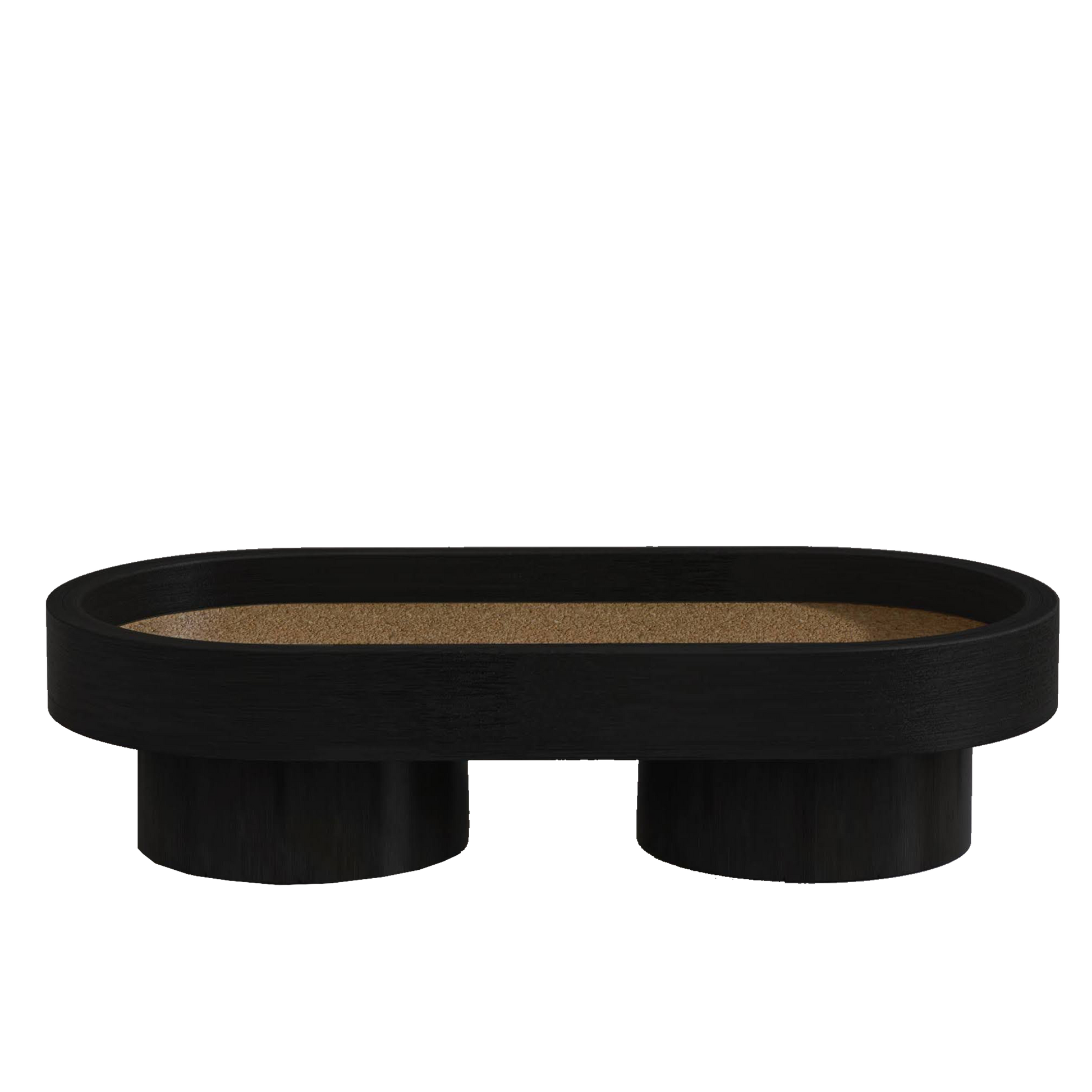 Podium Oval Tray S (Black)