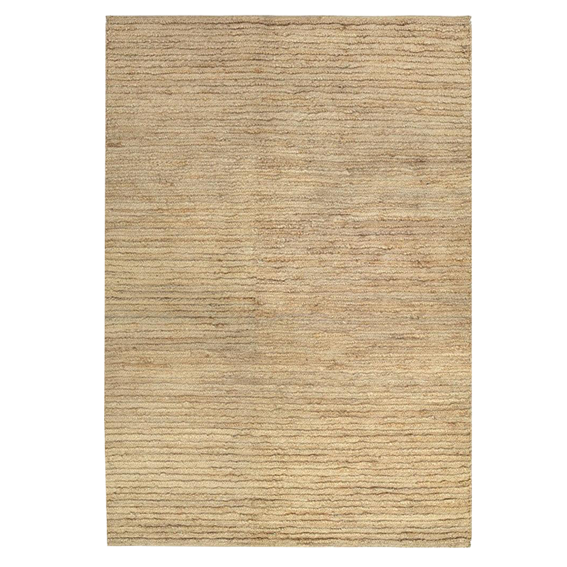 Hemp Handwoven Rug_Natural Ribbon