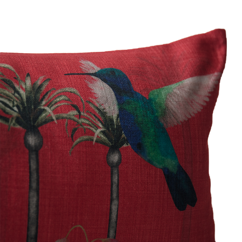 Crimson Palm Hummingbird Print