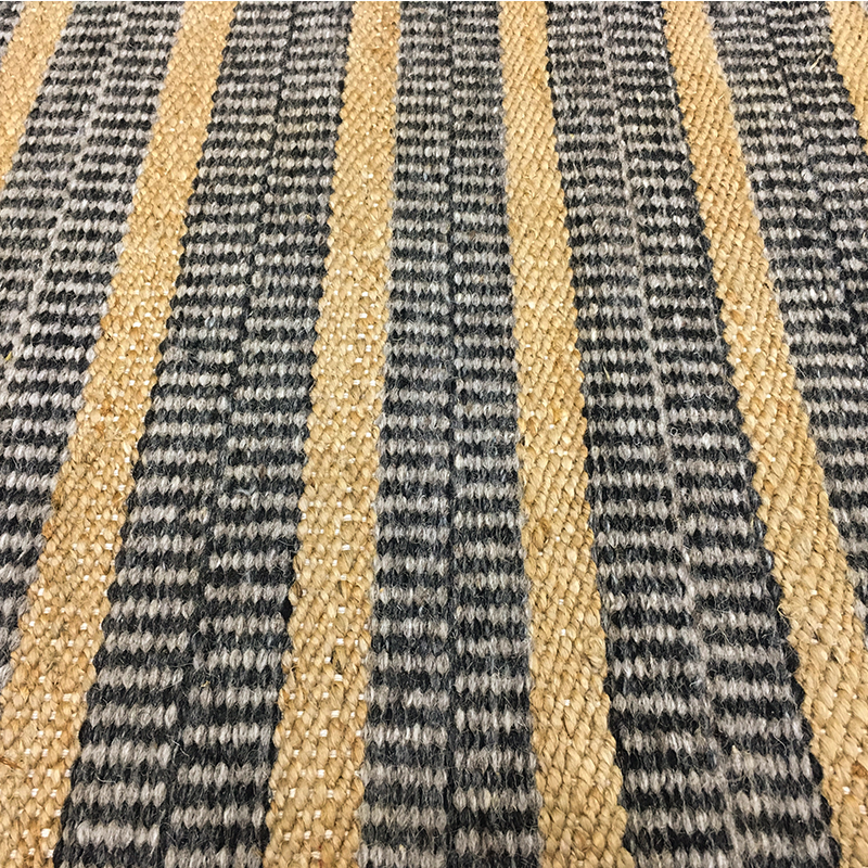 Hemp & Wool HandWoven Rug_Stripe