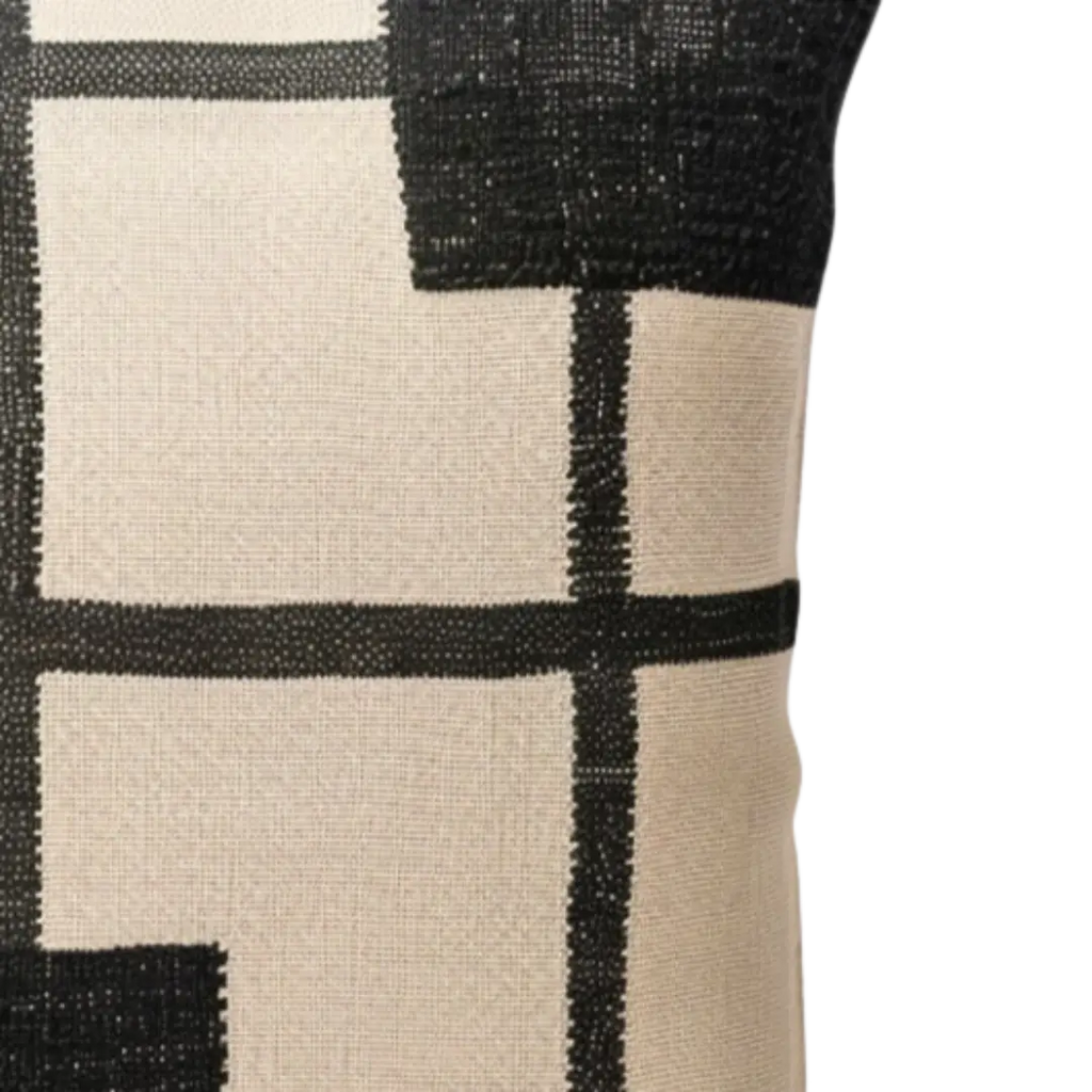 Cotton Handwoven Cushion Cover-Reggie