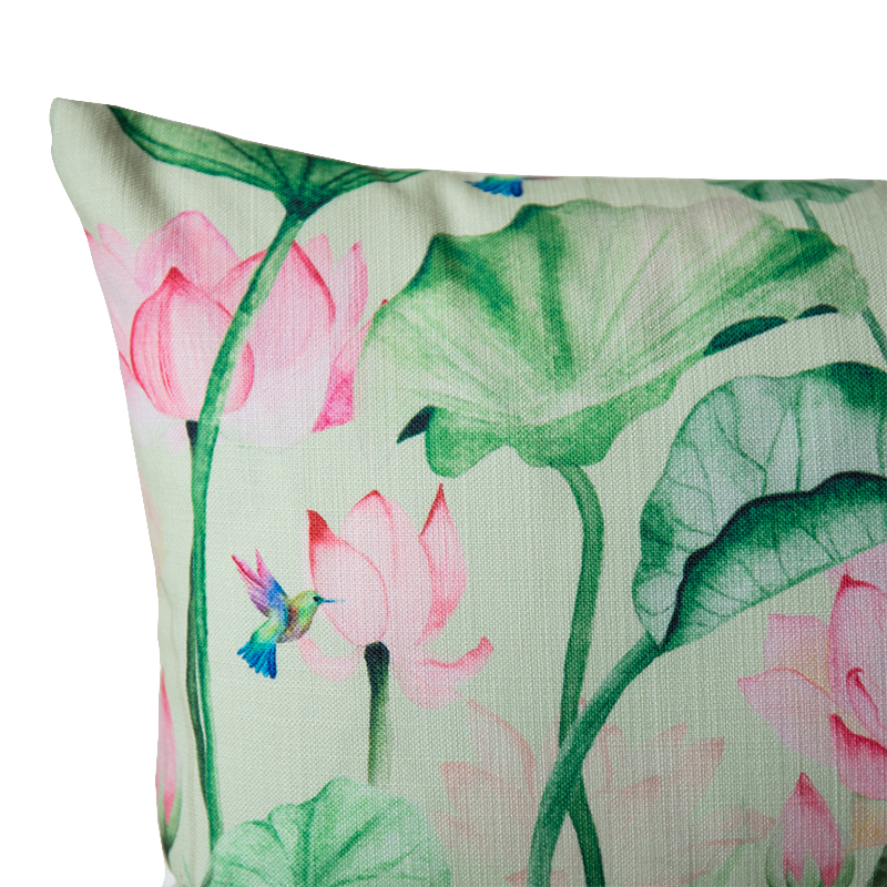 Lotus Forest Print - Lumbar