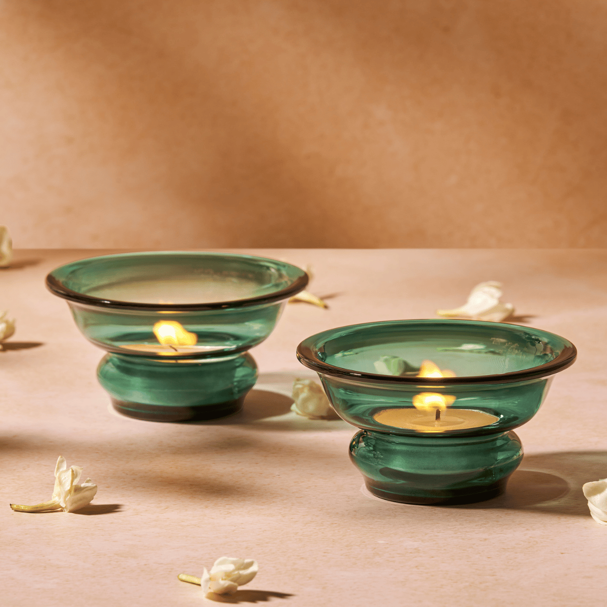 Kanak Teal votive (Set of 2)