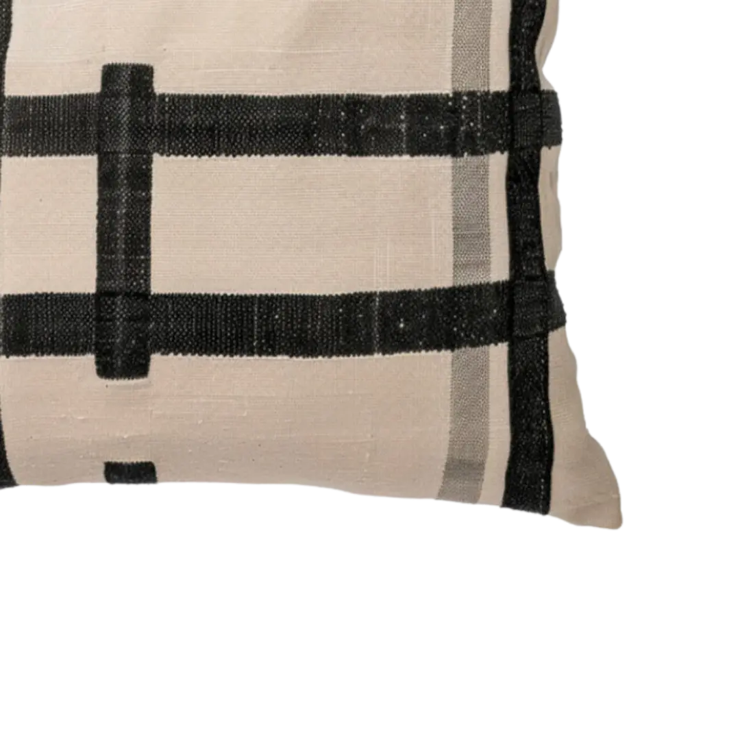 Cotton Handwoven Cushion Cover-Silly