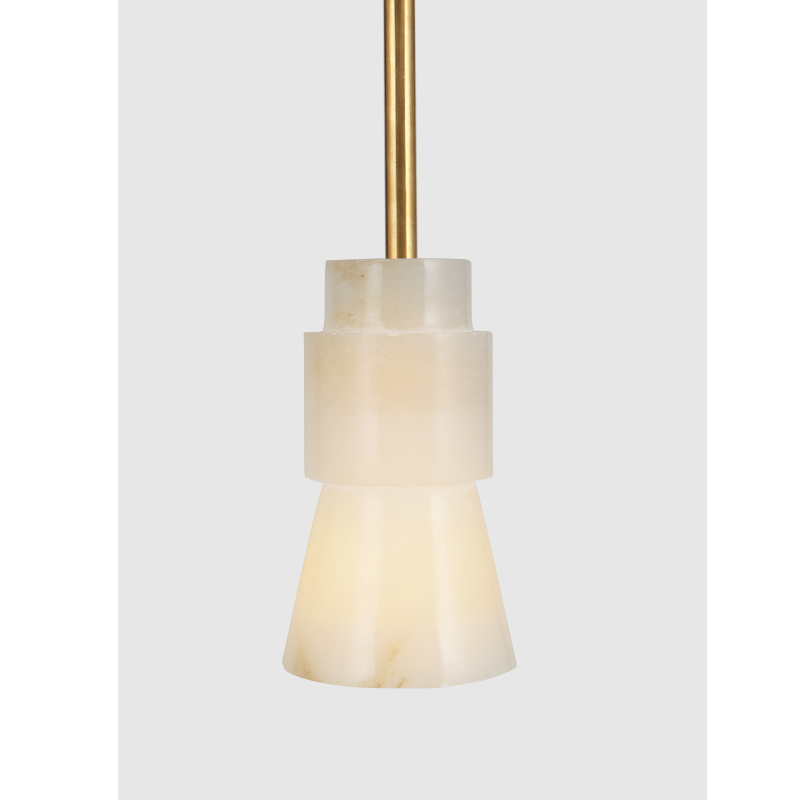 Alabaster Pendant 2 - Gold