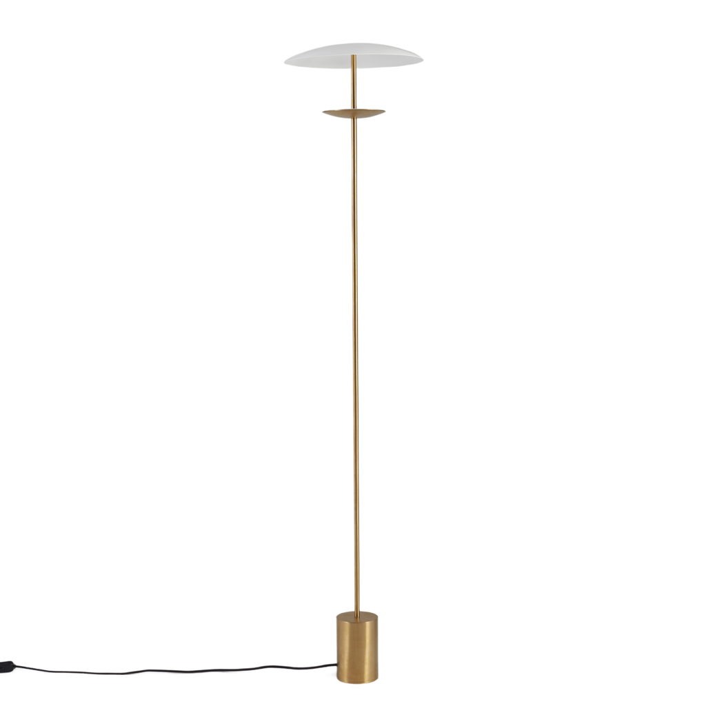 Disc Floor Lamp - Gold