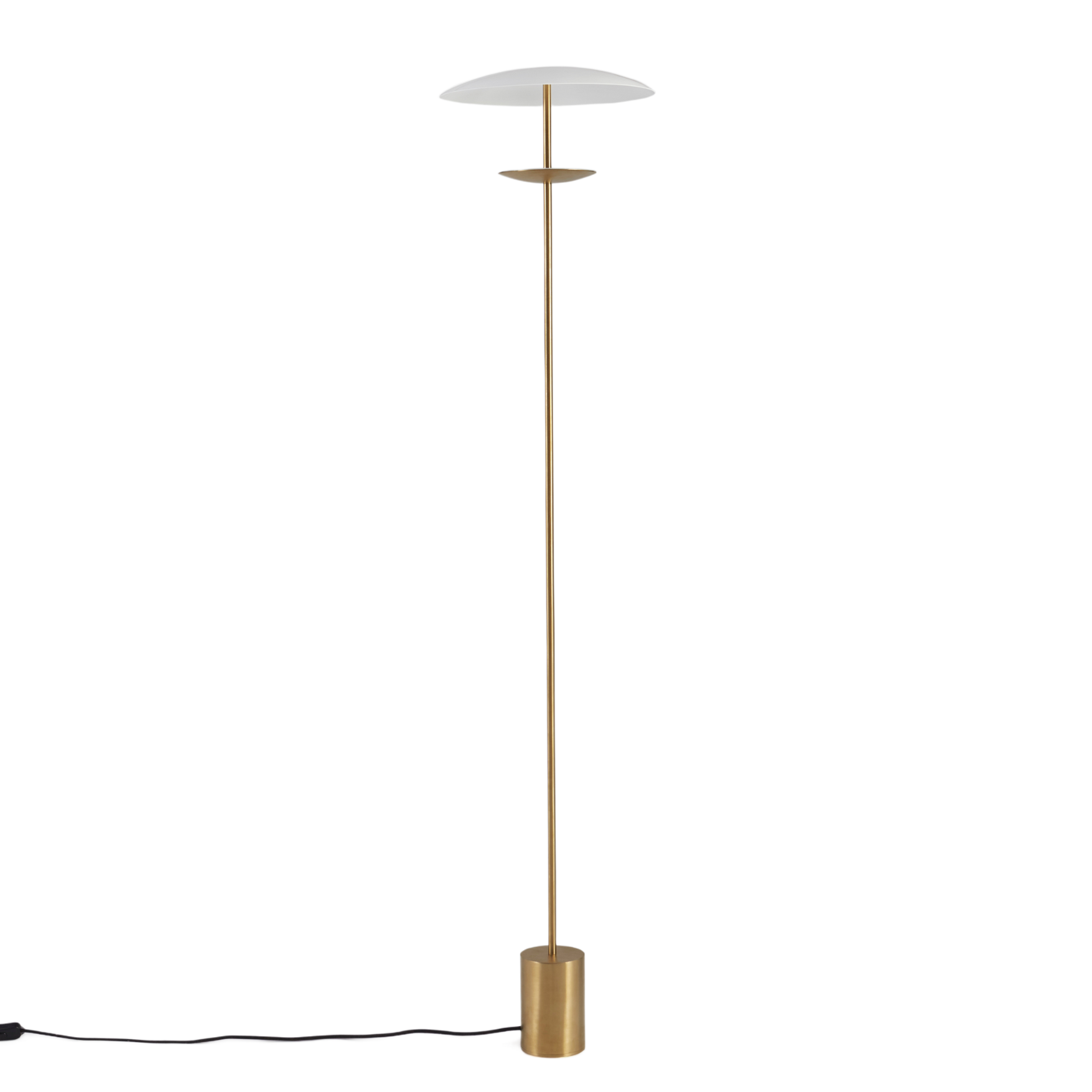 Disc Floor Lamp - Gold