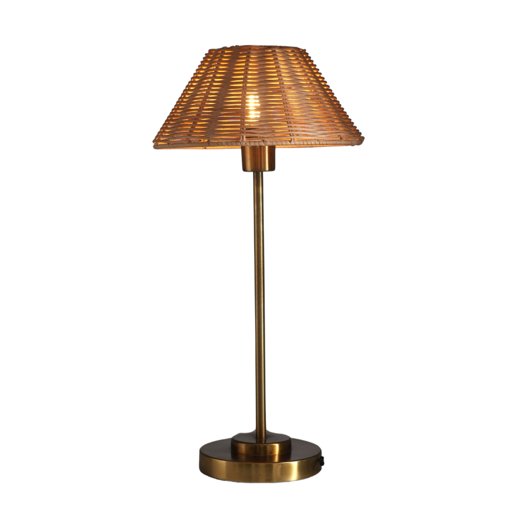Natural Cane Table Lamp