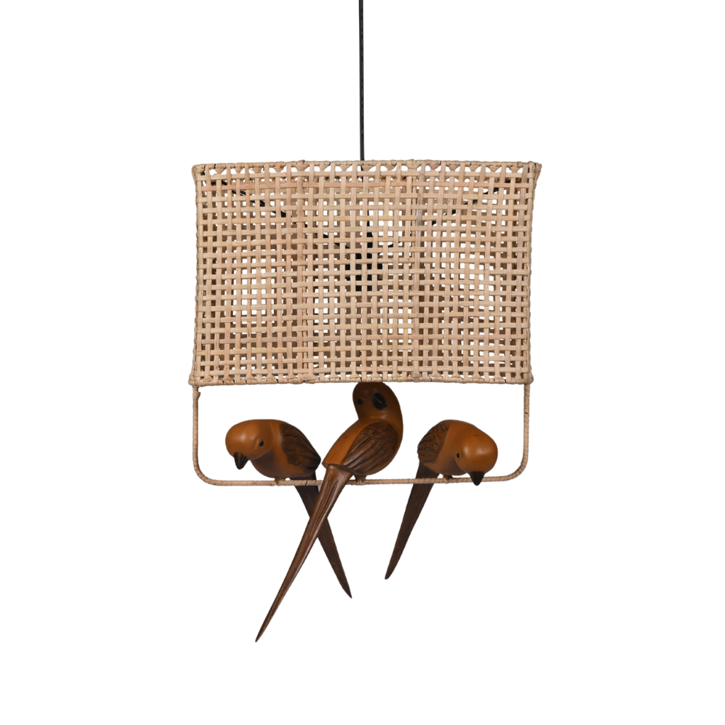 Birdie Cane Pendant Lamp