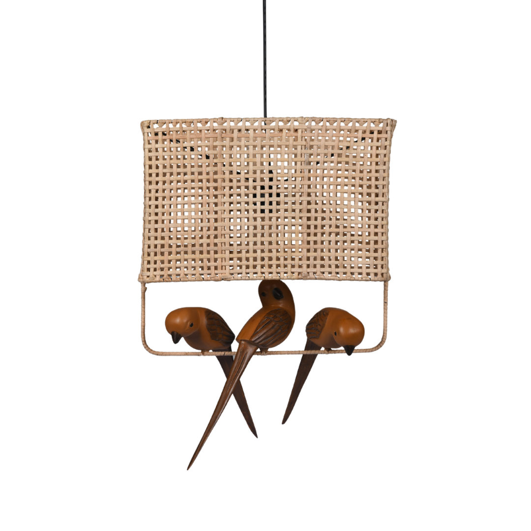 Birdie Cane Pendant Lamp