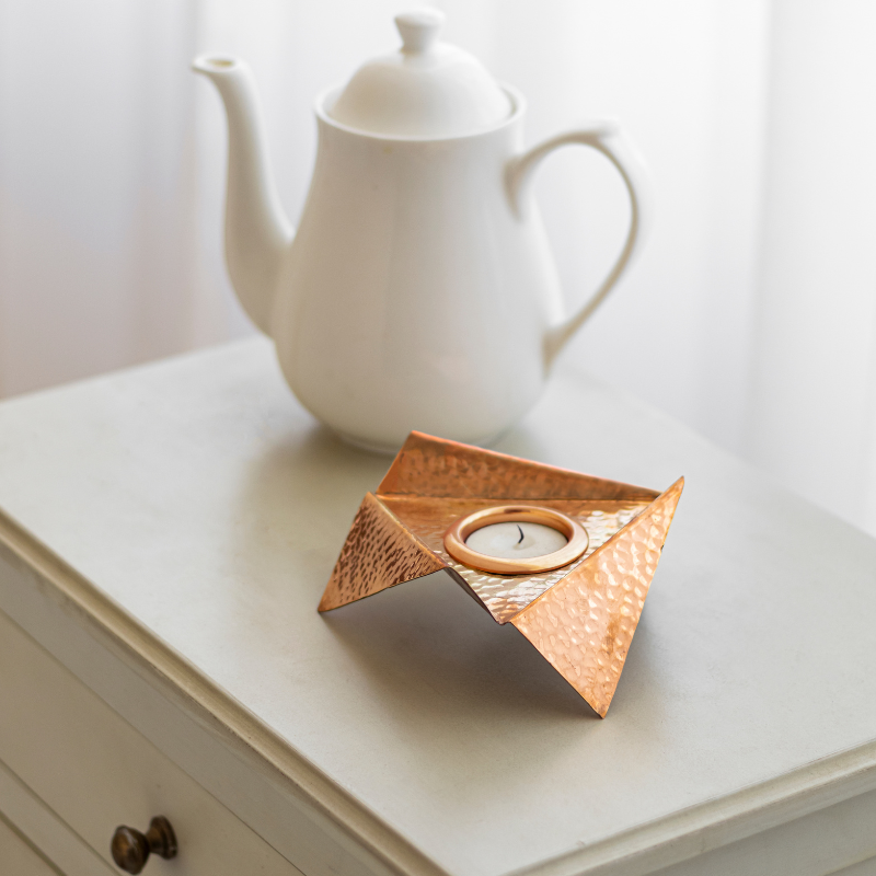 Origami Tealight - Copper