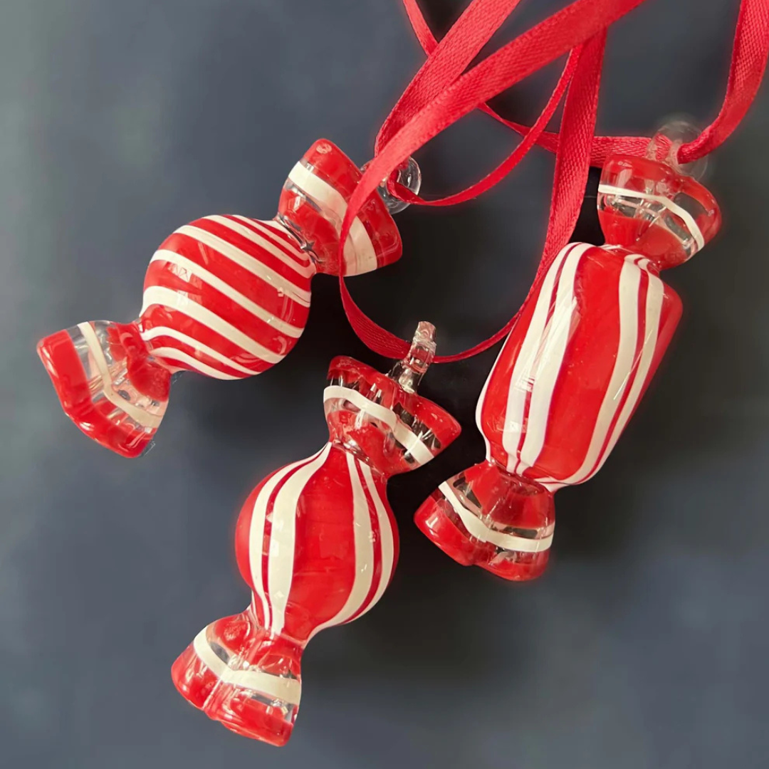 Christmas Ornaments ~ Toffees ~ set of 3