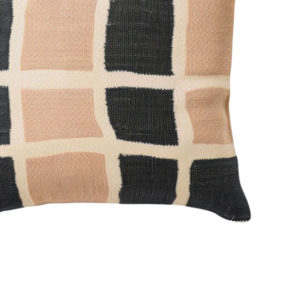 Cotton Handwoven Cushion Cover-Bonnie