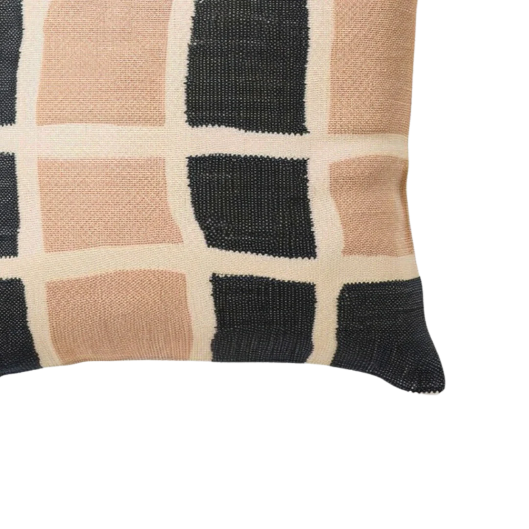 Cotton Handwoven Cushion Cover-Bonnie