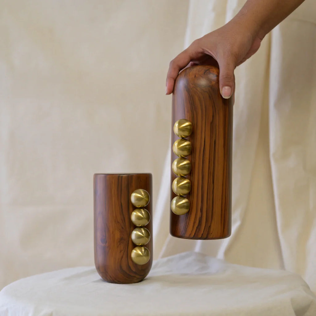 Pelotas Decor Objects - Brass