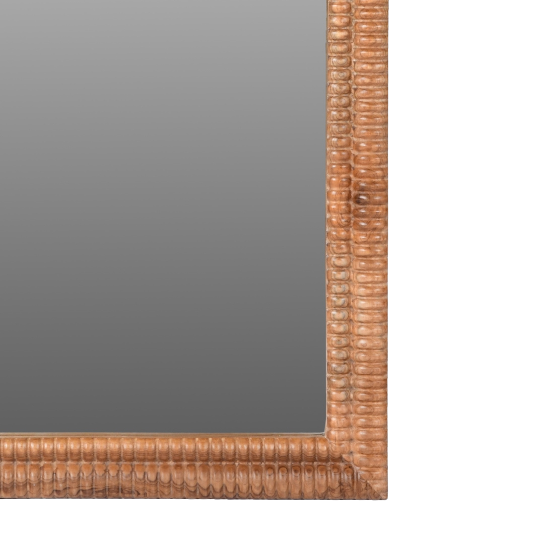 Arable Teak Wood Wall Mirror