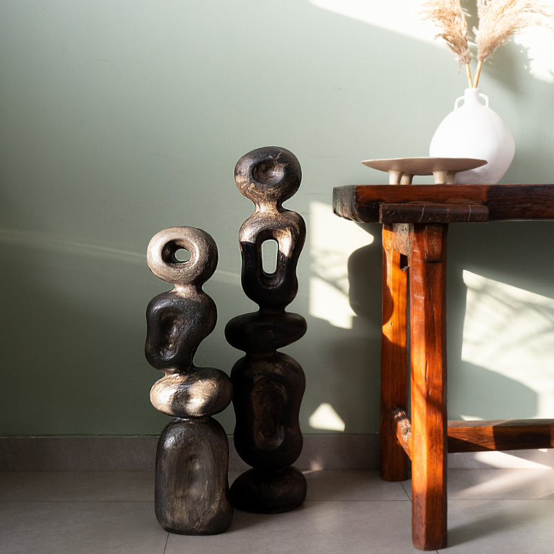 Ren Organic Sculpture - Black
