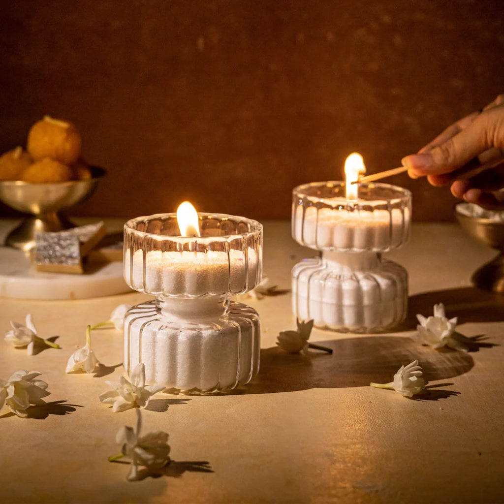 Diamante | Tea-Light Holder | Set of 2