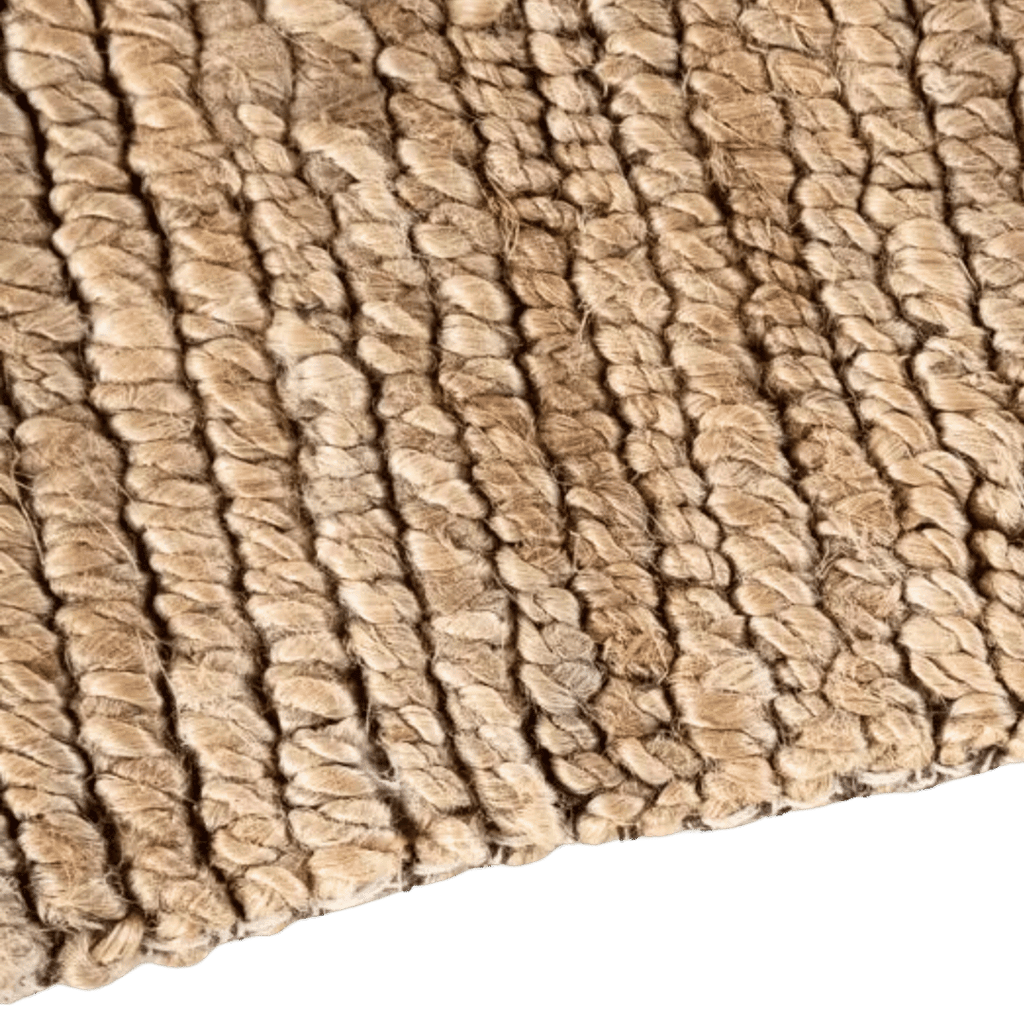 Hemp HandKnotted Carpet _ Loop Natural