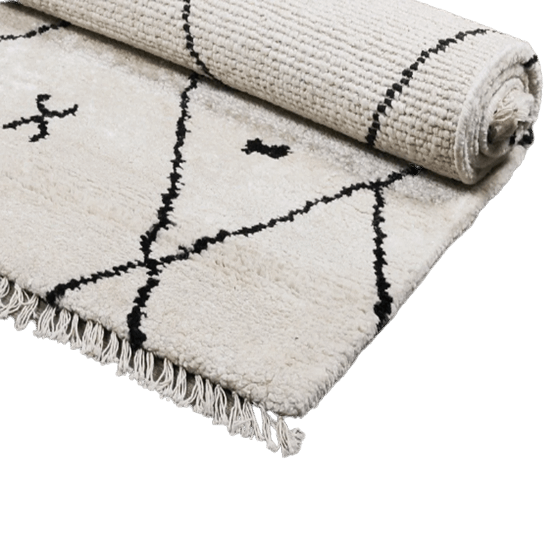 Bamboo Silk HandKnotted Carpet_Classic Diamond
