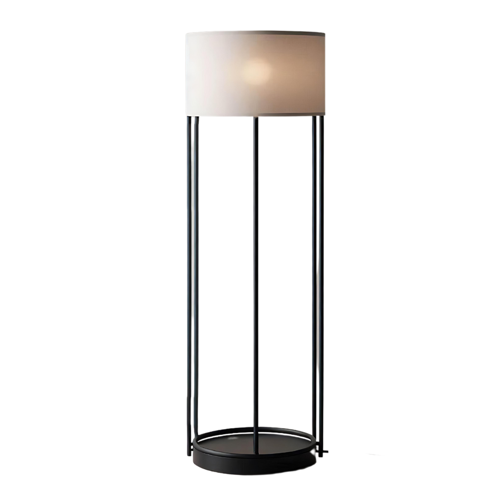 Lumina Elegante Beige Shade Floor Lamp