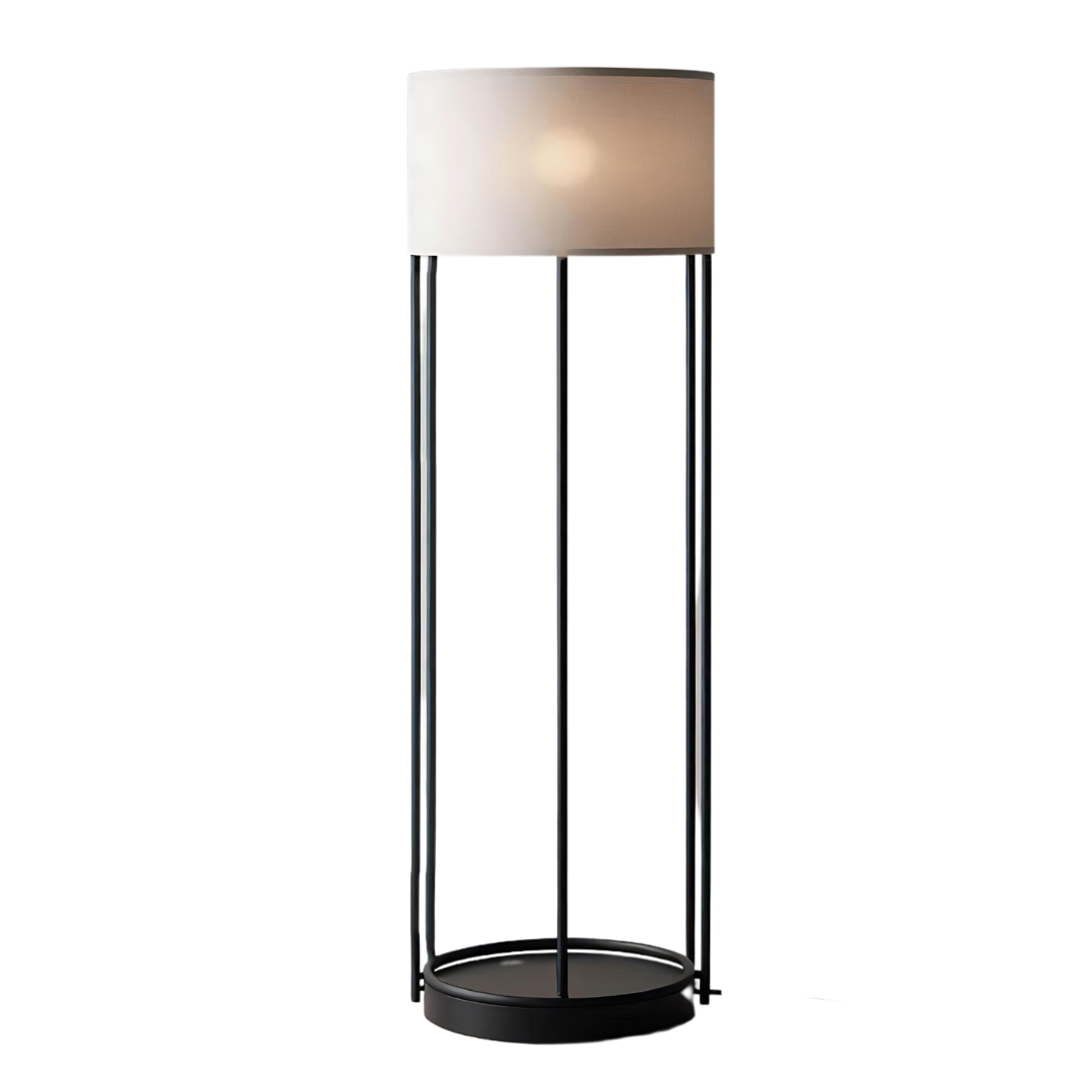Lumina Elegante Beige Shade Floor Lamp